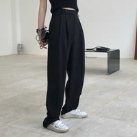 autumn 2020 new european and american fashion high waist trousers women adjustable ankle banded design long pants streetwear