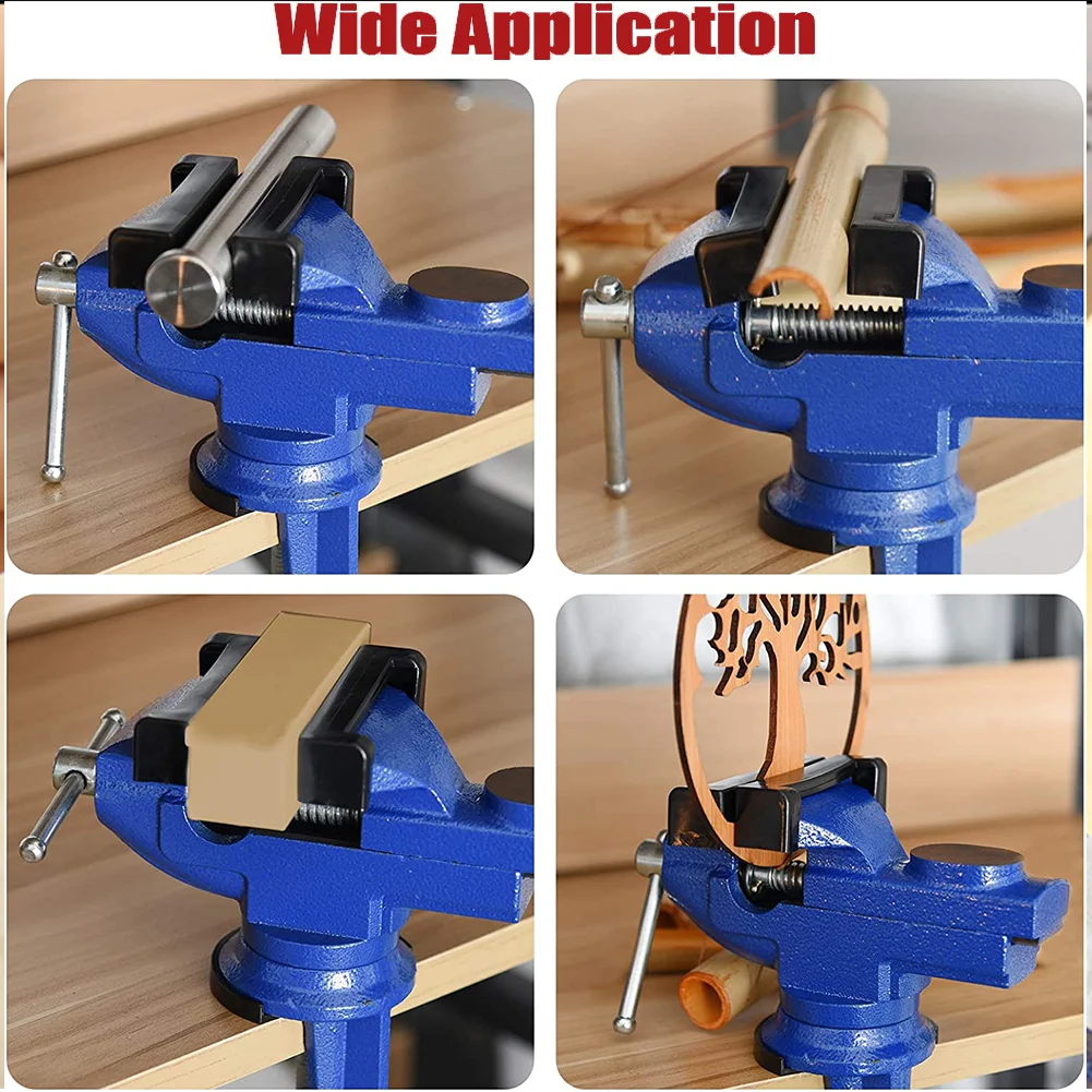 Universal Bench Vice Machine Vise Clamp Full Metal Multifunction Woodworking Tools for DIY Table Use | Инструменты