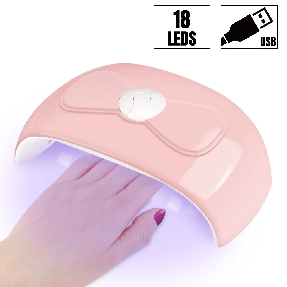 18LEDs USB T3 Dmoley SUNX 5 плюс 48 Вт 80 Вт ультрафиолетовая лампа Сушилка для ногтей лампа для ногтей для Гель-лак леча светильник 4 нижних таймер ЖК-дисплей Дисплей лампа для маникюра - Цвет: 18LEDs USB T3