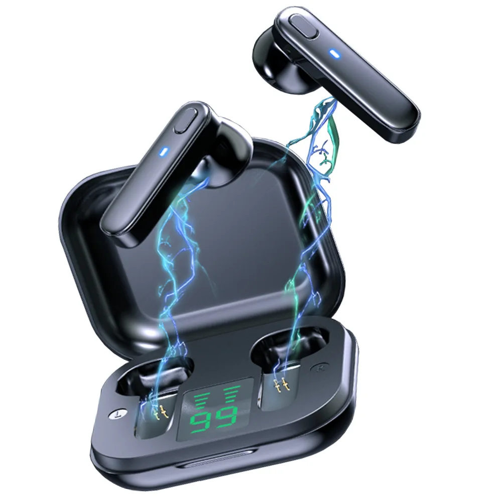 R20 наушники вкладыши TWS Bluetooth Беспроводной наушников HD in Ear глубокий бас IPX7 True