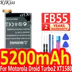Аккумулятор KiKiss FB55 5200 мАч для телефона Motorola Moto DROID Turbo 2 Turbo2 XT1585 XT1581 XT1580 Moto X Force MotoX Force