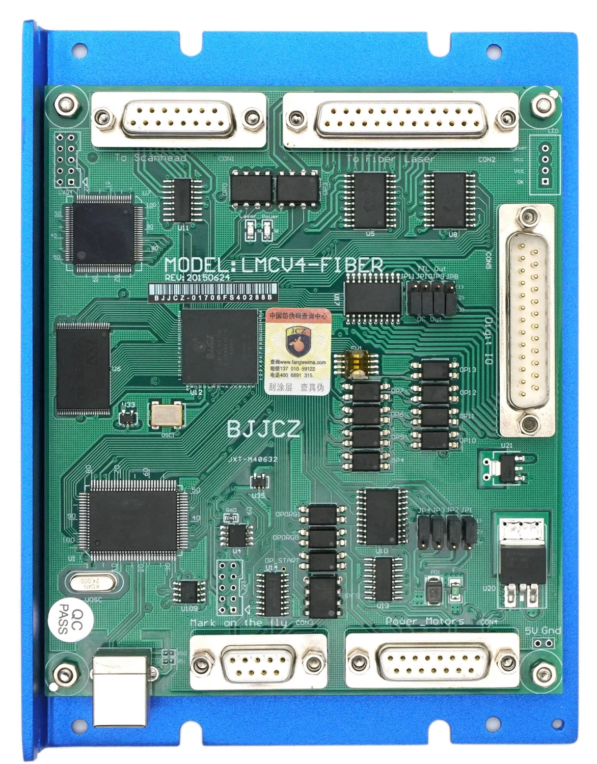 JCZ BJJCZ LMCV4-FIBER волокна DPSS EzCAD2 Лазерная Маркировочная карта