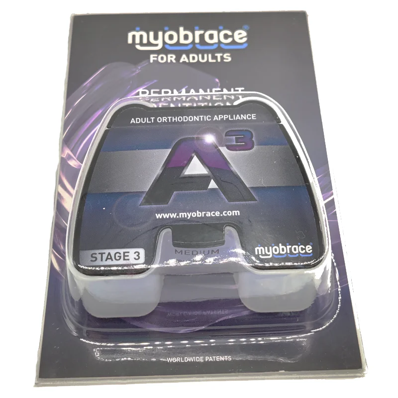 

Hot Sale Myobrace Orthodontic Appliance A3 Dental Orthodontic Brace/MRC Dental Teeth Trainer Appliance A3 for Adult