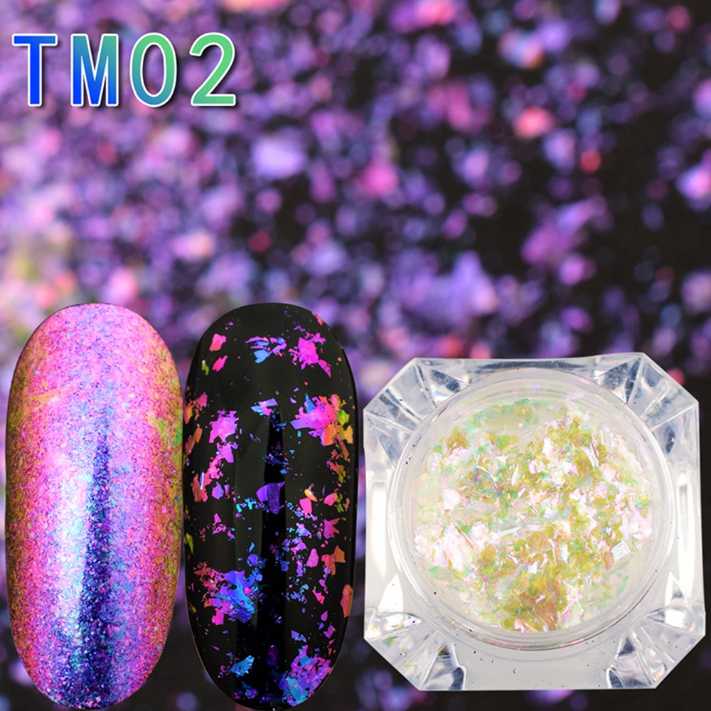 2 Beautybigbang 0,15 г Украшения Ногтей хлопья Хамелеон блестящая голографическая пигмент аксессуары для ногтей блестки хромированная пудра для ногтей - Цвет: 2
