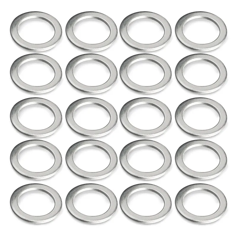 

20PCS - 20mm Inner Diameter Oil Drain Plug Crush Washer Gasket for Honda for Acura Replacement OEM # 94109-20000 9410920000