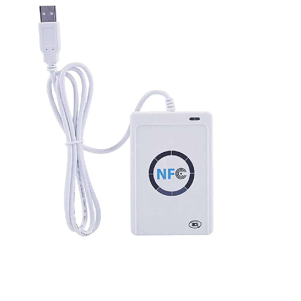 Nfc считыватель Acr122u записывающий USB интерфейс + 5 шт. 213 nfc тег 2 UID карт Бесплатная - Фото №1