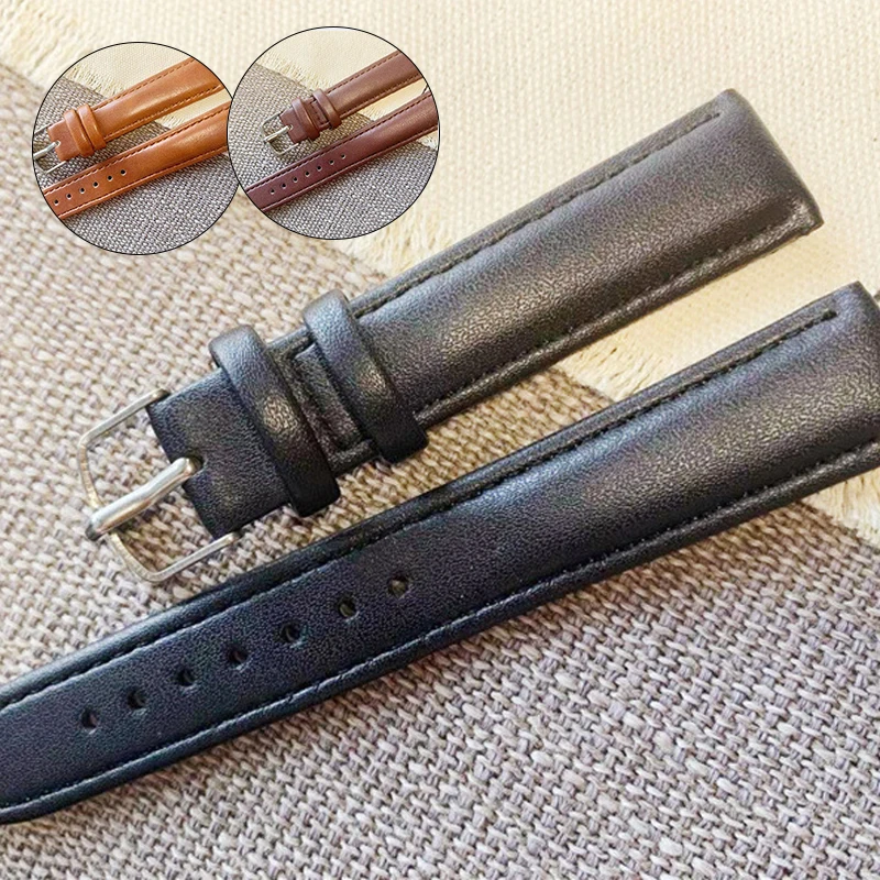 

Writst Watch Band Leather Watch Strap New Leather Watch Strap Genuine Band Watchbands 12mm/14mm/16mm/18mm/20mm 22mm