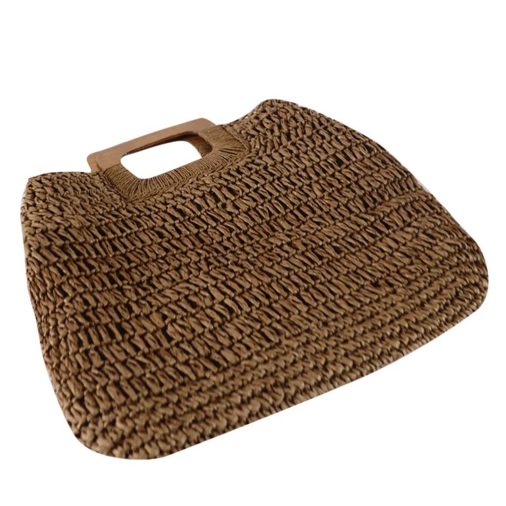 Aelicy Straw Bag Vintage New Hand Woven Women Handbag Retro Fashion Beach Female Summer Bags | Багаж и сумки