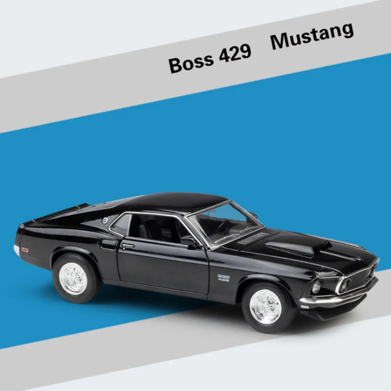 1/24 литье под давлением 2007 1969 Mustang Shelby Cobra GT 429 модель спортивного автомобиля
