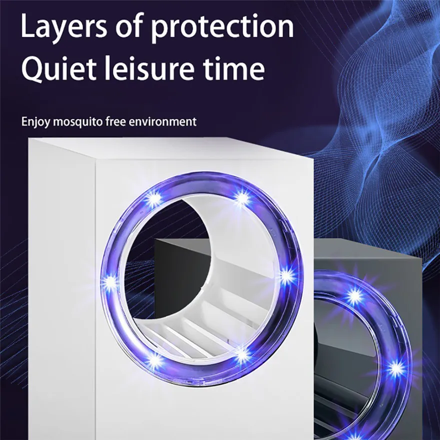 LED creative mosquito killer 5W USB intelligent light control UV trap safe and harmless | Спорт и развлечения