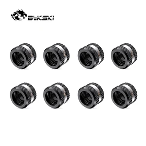 Bykski фитинг для жесткой трубки OD12mm OD14mm OD16mm ручной компрессионный медный фитинг G14 'использование для PMMAPETG жесткость акриловая трубка