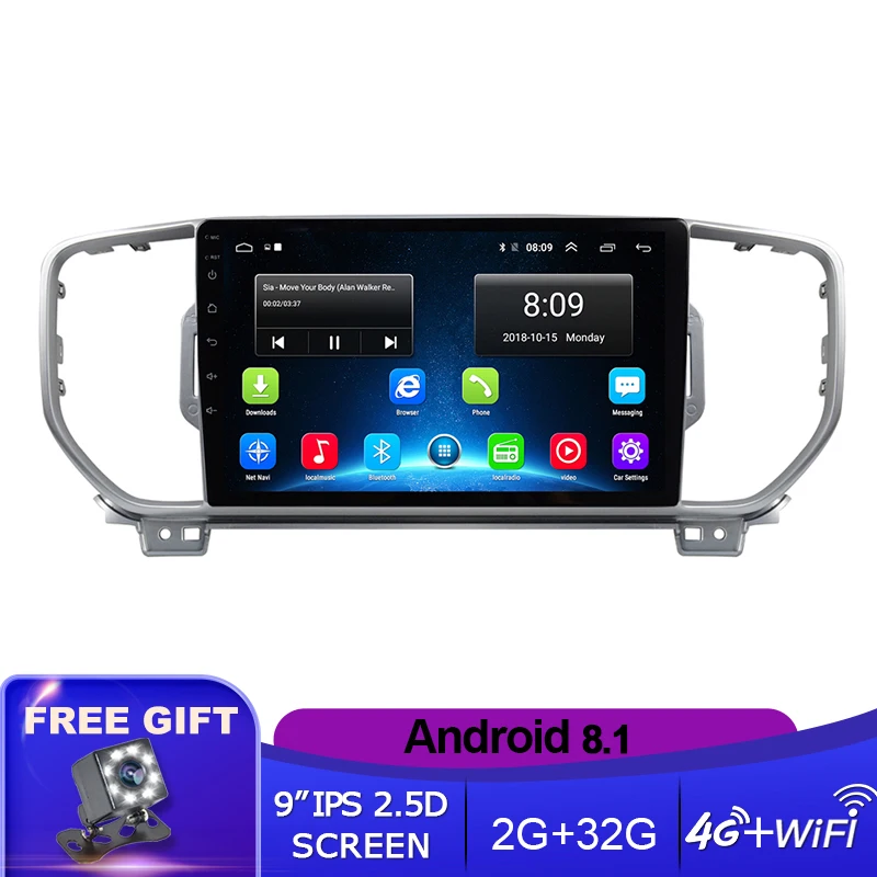 2.5D 9 ''IPS автомобильное радио Android 8 1 авто стерео Мультимедиа для Ford S Max 2007 2008 GPS