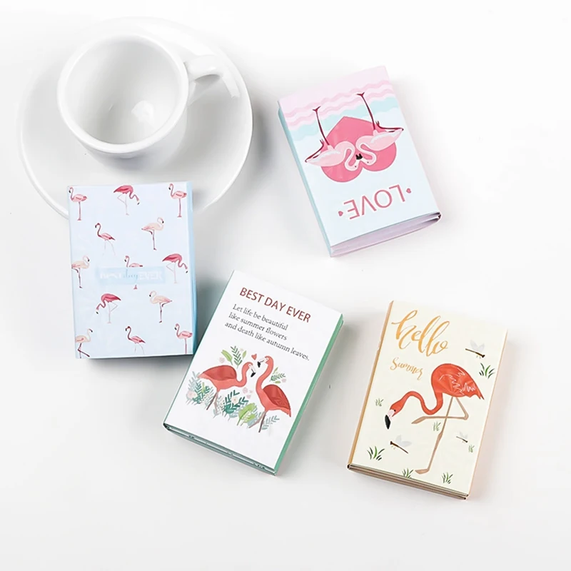 

Cartoon Memo Pad Kawaii 6 Folding Paper Sticky Notes Planner Stickers Writing Pads Creative Stationery Office Supplies Random