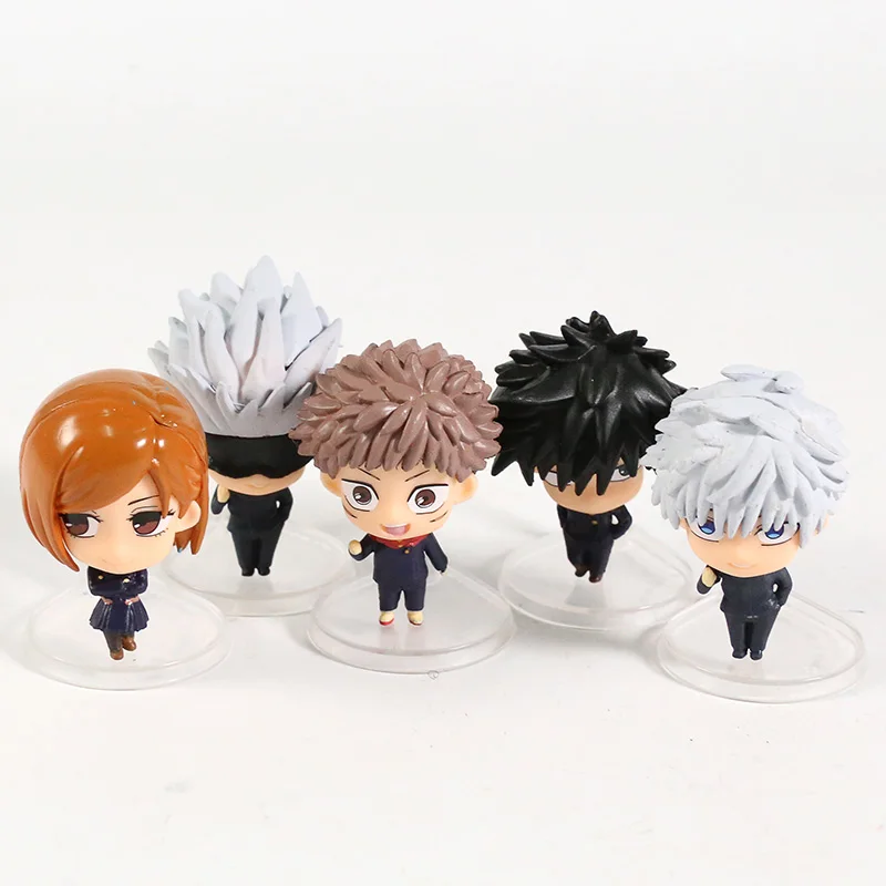 

Anime Jujutsu Kaisen Gojo Satoru Kugisaki Figure Modle Toys 5pcs/Set