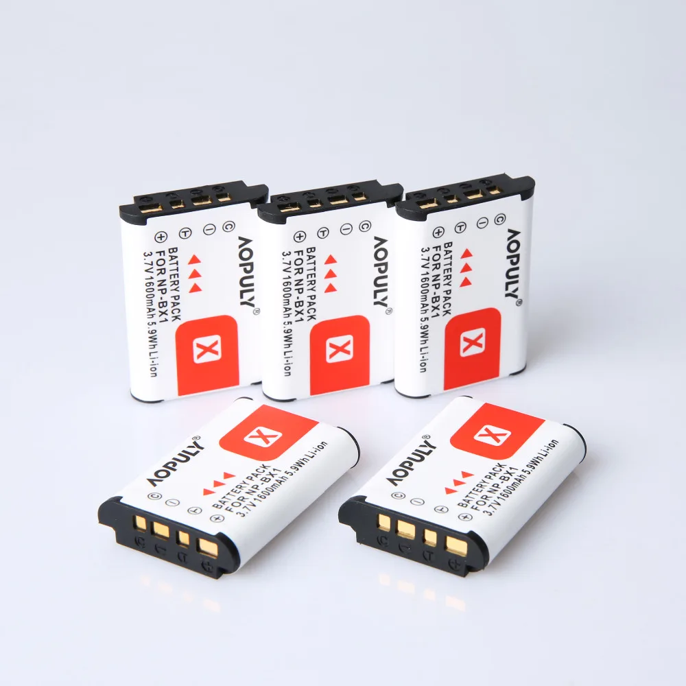 

Wholesale 5x NP-BX1 battery bateria NP BX1 batteries for sony DSC-RX100 RX100 HDR-AS15 HX400 WX350 AS30V AS100V DSC-H400 camera