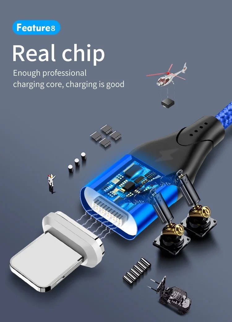 NOHON Магнитный кабель Micro usb type C Магнитный USB кабель передачи данных для быстрой зарядки для iPhone XS MAS X XR 8 7 6 6S магнит зарядное устройство для телефона