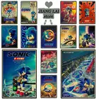 Звуковая серия, ретро постер, мультяшный персонаж, настенная Картина на холсте, скандинавские постеры и искусство для украшения комнаты