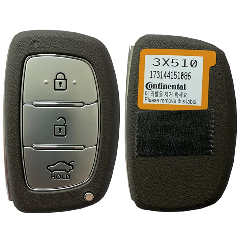 

Смарт-ключ CN020001 с 3 кнопками для Hyundai Elantra 2014 +, с дистанционным управлением, без ключа PCF7952A 433 МГц, 95440-3X510