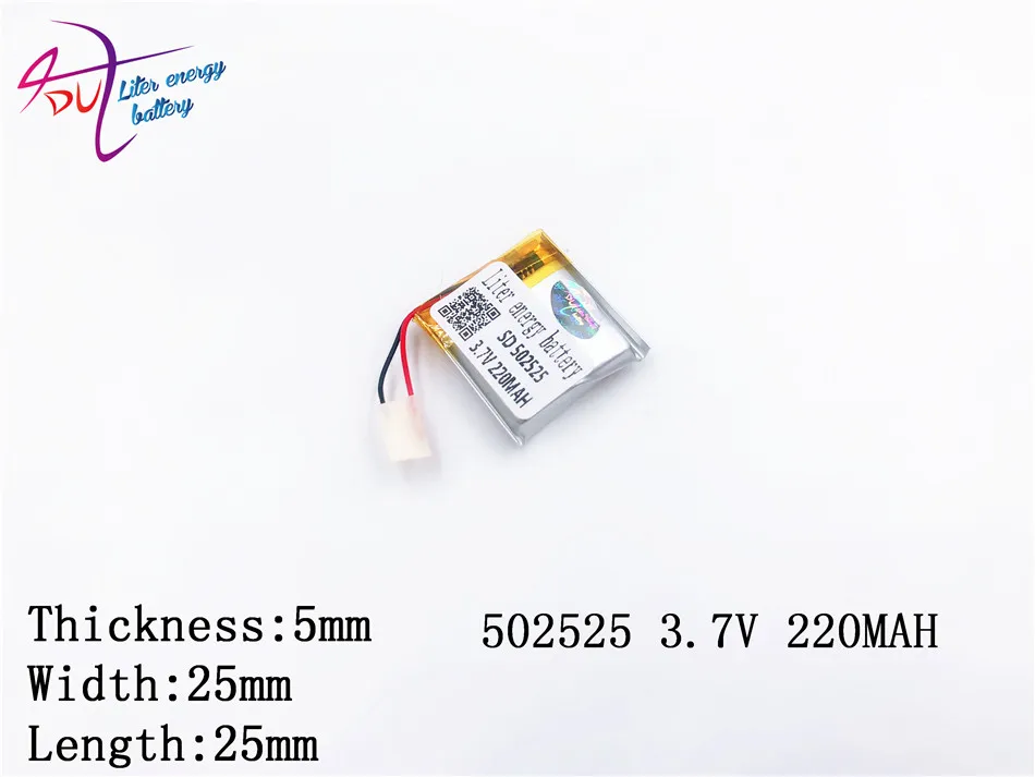 502525 482525 3 7 V полимерная литиевая батарея MP3 MP4 MP5 GPS 220MAH литровая энергетическая