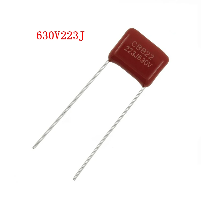 10 шт. конденсатор полипропиленовой пленки 630V223J 22NF шаг мм 223 630V 223J 0 022 мкФ CBB - купить