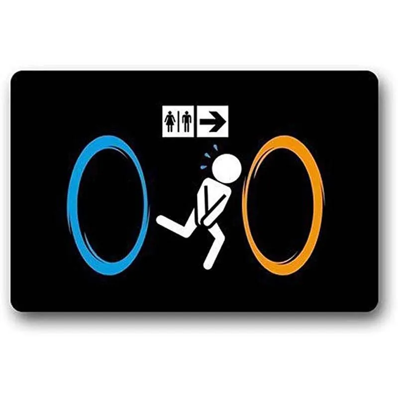 

Fashion Funny Portal Doormat Home Decoration Entry Non-slip Door Mat Rubber Washable Floor Home Rug Carpet