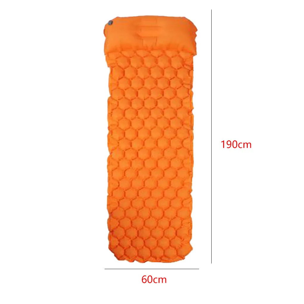 

Outdoor Hexagon Air Cushion TPU Inflatable Portable Camping Thickening Tent Beach Sleeping Pad with Pillow