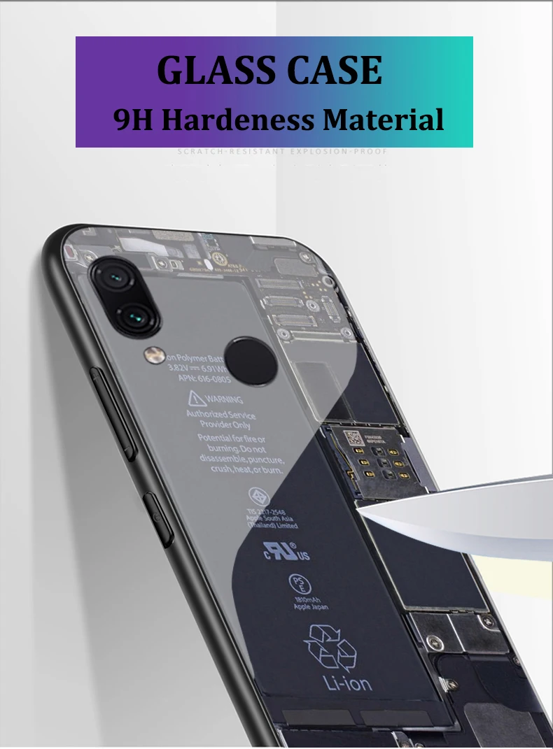 Стеклянный чехол GFAITH Explorer для Honor 8X, чехол из закаленного стекла, силиконовый защитный чехол для Honor 8C Honor 10 Lite Play 7C Honor 20 Lite Honor 20S Honor 9X