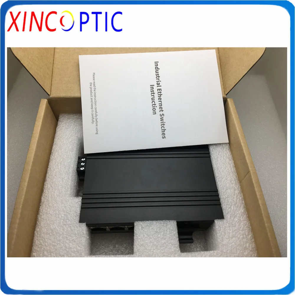 1SFP + 4RJ45 за исключением SFP IP40 на din рейке промышленный 155 м Megaibt волоконный
