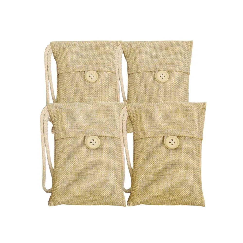 Бамбуковый уголь сумка 3 предмета в комплекте для автомобиля бамбуковый