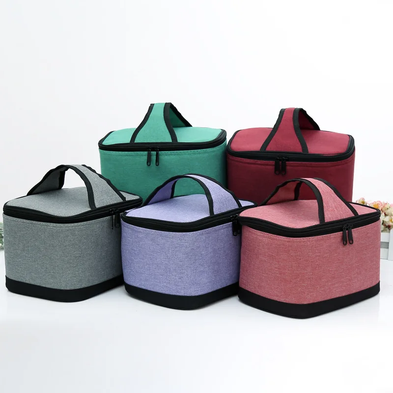 New fashion denim lunch bag thermal food insulated kids women or men casual cooler thermo picnic box | Багаж и сумки