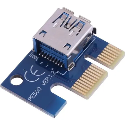 Platoon PLH- 500 Riser Kart Pe501 V1.1 Pci E For 16X Card | PC Hardware Cables & Adapters