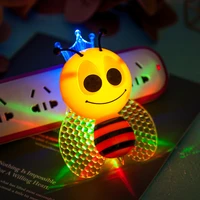 bee design night light lamp light controll wall nightlight for baby and toddlers lights sensor bedside lamps bedside luminaria d