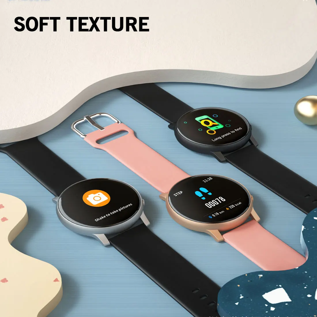 s2s smart watch men women wristband 1 3 inch hd screen display heart rate monitor sports wearable device pk kw19 free global shipping