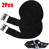 2pcs cargo straps 5m3m 2 5cm with aluminum alloy fastening buckle for motorcycle car bicycle frame luggage cargo strap