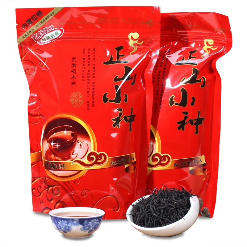 

2021 fresh tea lapsang souchong super 250 g wuyi black tea in bulk bags of black tea aroma