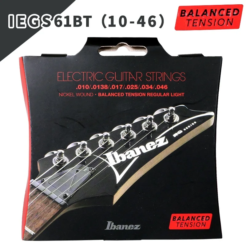 Ibanez с никелевой обмоткой Электрогитары строки, сбалансированное напряжение, Ibanez микро, 7-строка, 8-строка - Цвет: IEGS61BT