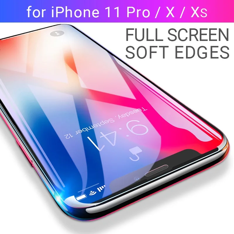 G2 11Pro I X Xs hoco закаленное стекло для 11 Pro Max X Xr Xs Max защита экрана против отпечатков пальцев ударопрочное 3D края ультра тонкое пленка защита скрин протектор защита от ударов царапин пленка на экран защитное стекло айфон - Цвет: G2 11Pro I X Xs