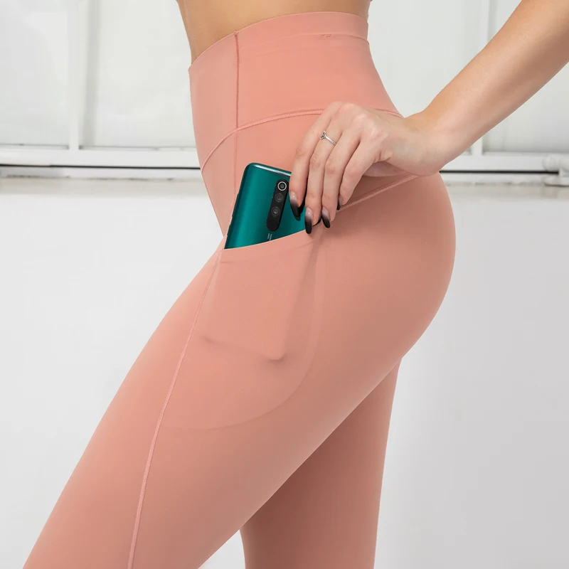 

Yoga Patchwork Leggings High Waist Fitness Sports Tights Joggings Leggings Elastic Running Gym Pants Nylon Workout Trousers