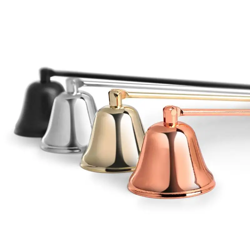 New Stainless Steel Home Smokeless Candle Wick Bell Snuffer Hand Put Off Tool Kit Accessories Holders | Дом и сад