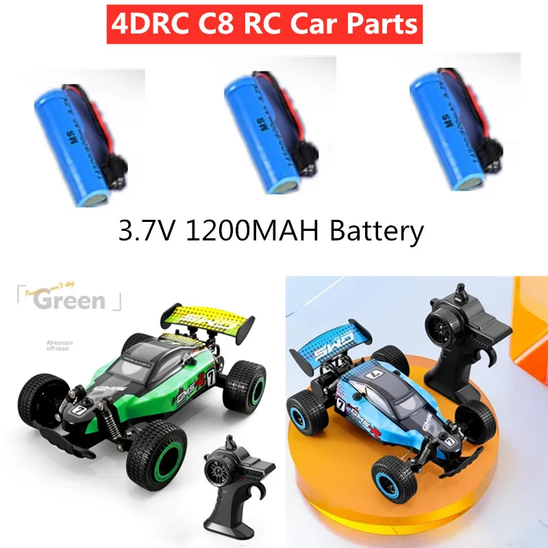 

C8 RC Racing Car Spare Parts 3.7V 1200MAH battery Suitable For 4DRC C8 2.4G 4WD Car C8 car Battery and charge line
