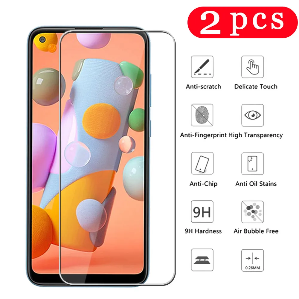 Защитное стекло для Samsung Galaxy A01 A11 A21 A21S A31 A41 A51 A50 A60 A71 A80 A91 2 шт. | Мобильные телефоны и