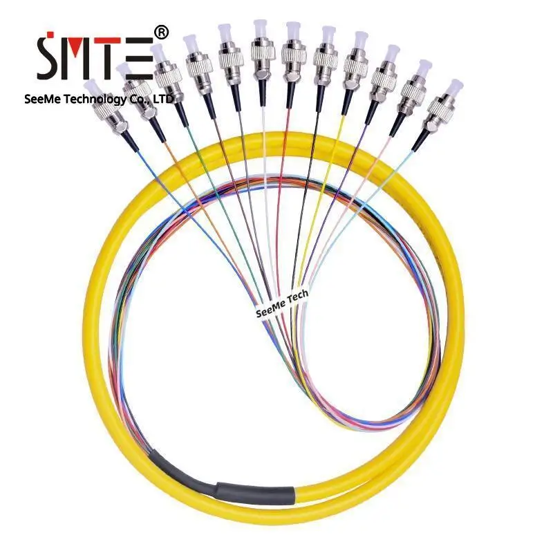 12 ядер FC UPC комплект волоконный патч корд pigtail с круглой головкой одномодовый