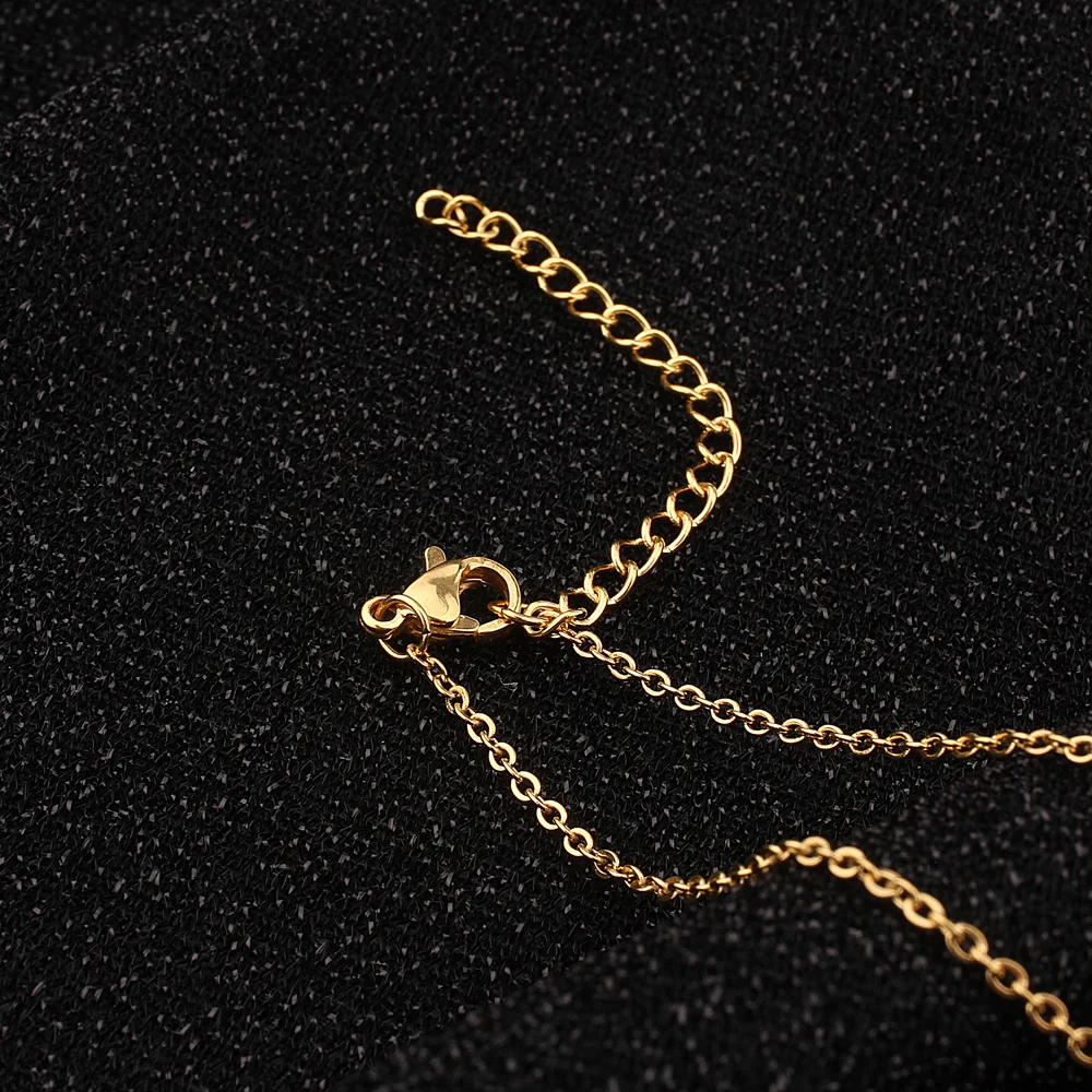 Ожерелье с подвеской для девочек FINE4U N443 из нержавеющей стали | Украшения и