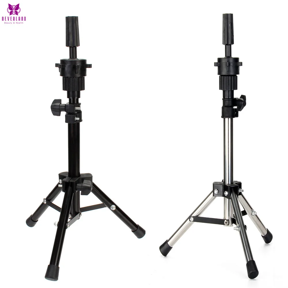 

Training Head Ajustable Wig Stands Mannequin Head Tripod Stand Support Hairstyles Hairdressing Clamp Holder for Practice