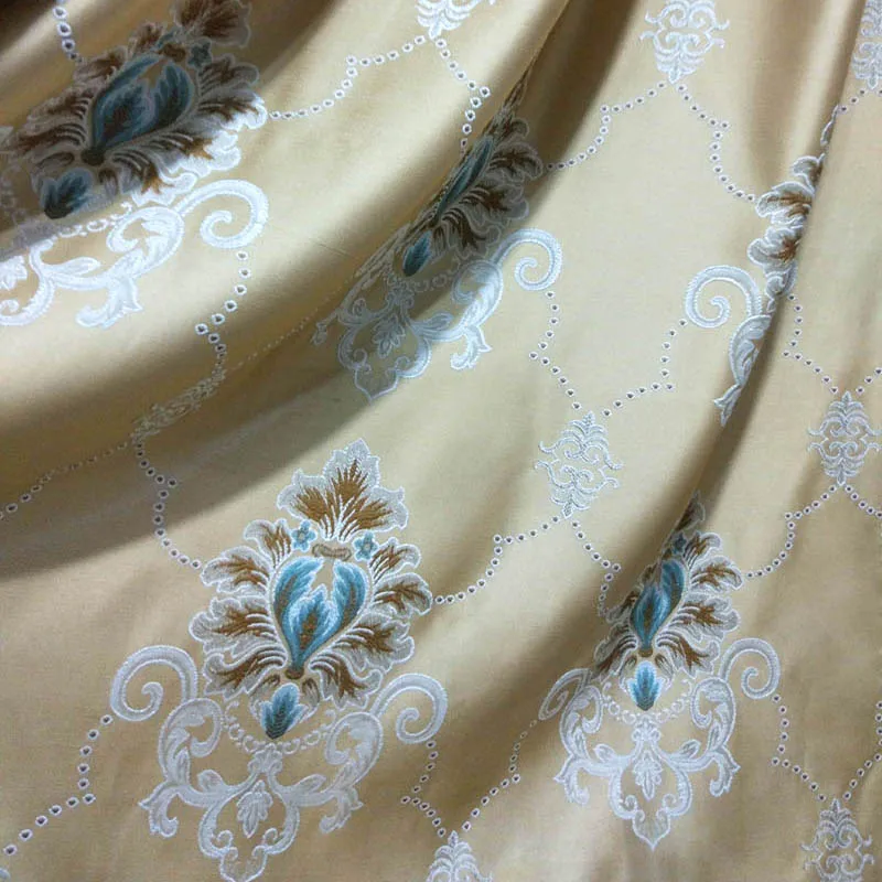 Роскошные драпировочные занавески в европейском стиле из материала роскошные с