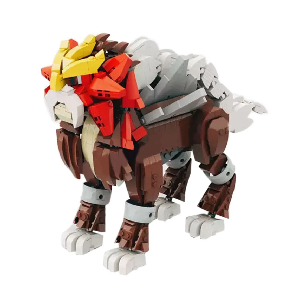 

1183 шт MOC Yan Emperor Mecha мультипликационная игра персонаж маленькая частица DIY строительный блок стволовых комплект