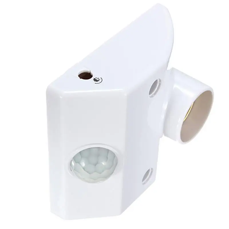 E27 AC 220v PIR светильник с датчиком движения держатель лампы инфракрасный датчик