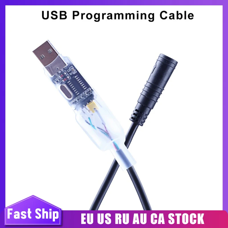 Mid Drive Motor Kits BAFANG USB Programming Cable for Bafang BBS01 BBS02 BBSHD 8fun Ebike | Спорт и развлечения