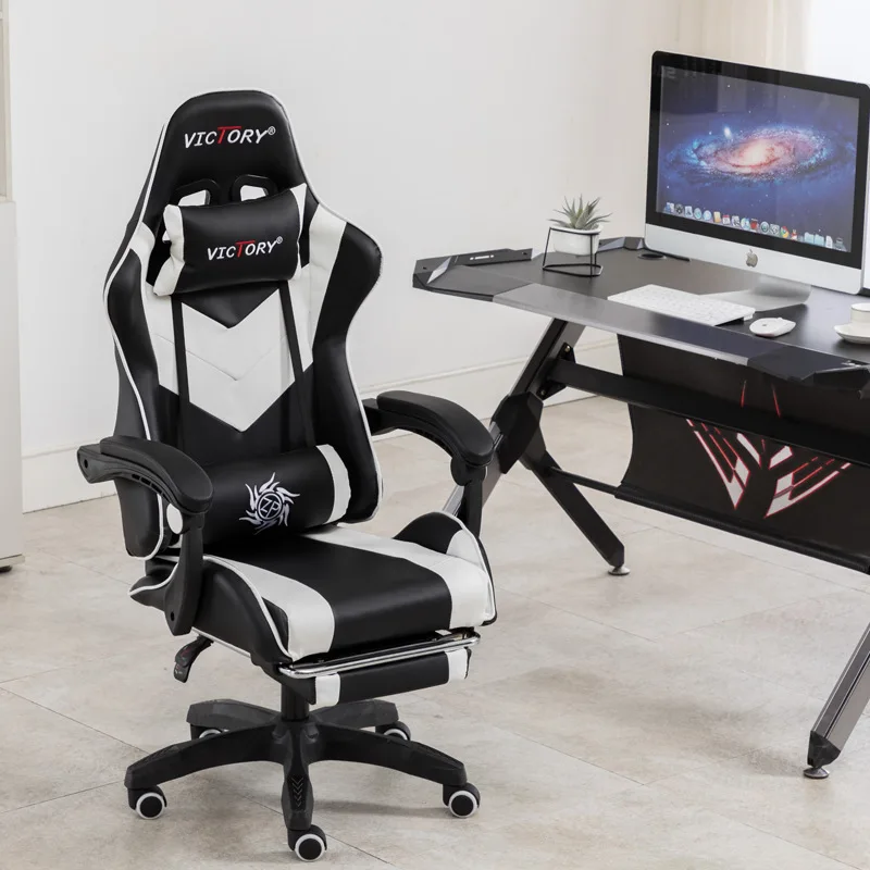

Игровой стул, эргономичный силловый игровой вращающийся кожаный стул, офисная мебель, компьютерный стул, офисный стул