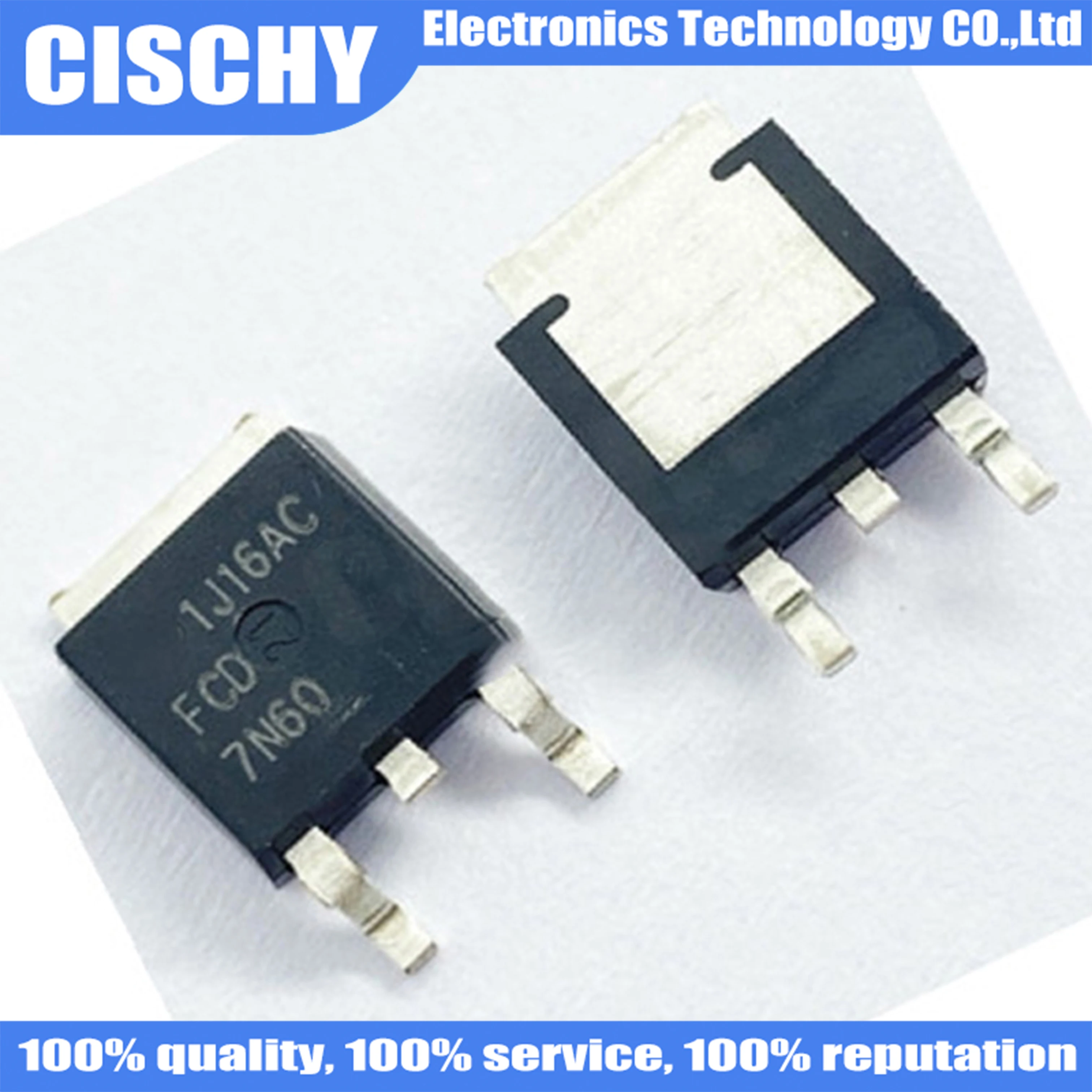 

5pcs/lot FCD7N60 7N60 TO-252 600V 7A In Stock
